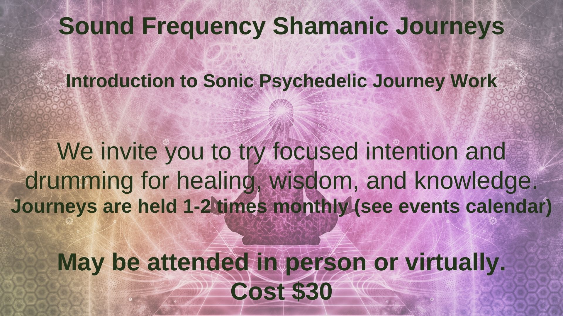 information on sonic shamanic journeys