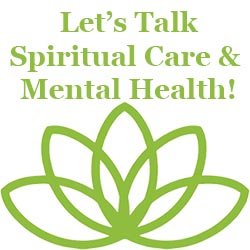 let's talk spiritual care and mental health