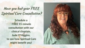 Jude O'Higgins, spiritual care as part of mental health treatment