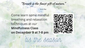 best holiday recipe includes mindfulness class