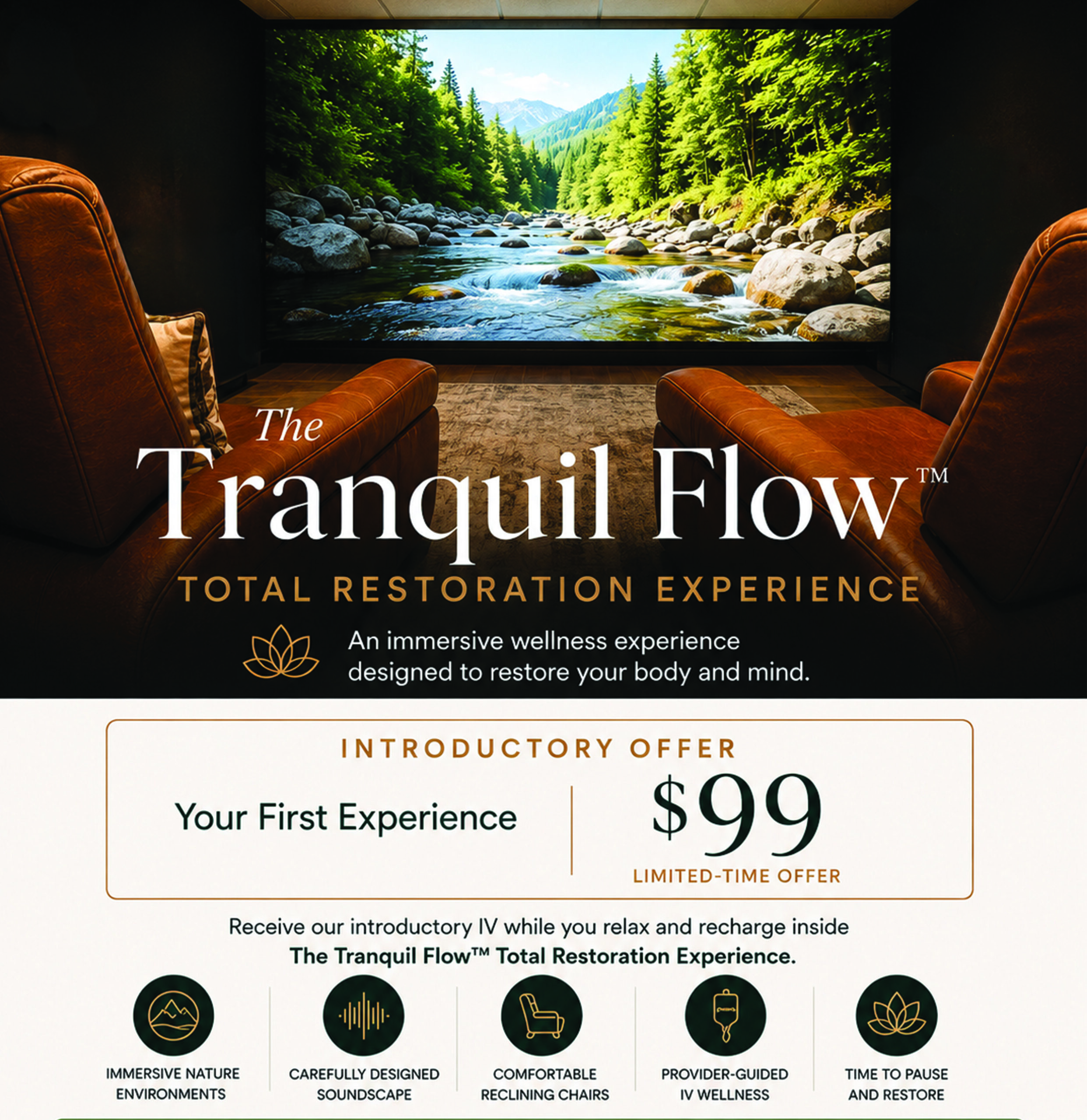 IV wellness in an immersive art experience